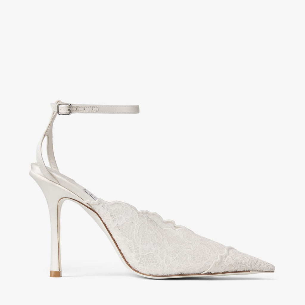 Faiz 100
Ivory Jimmy Choo Lace Pumps
