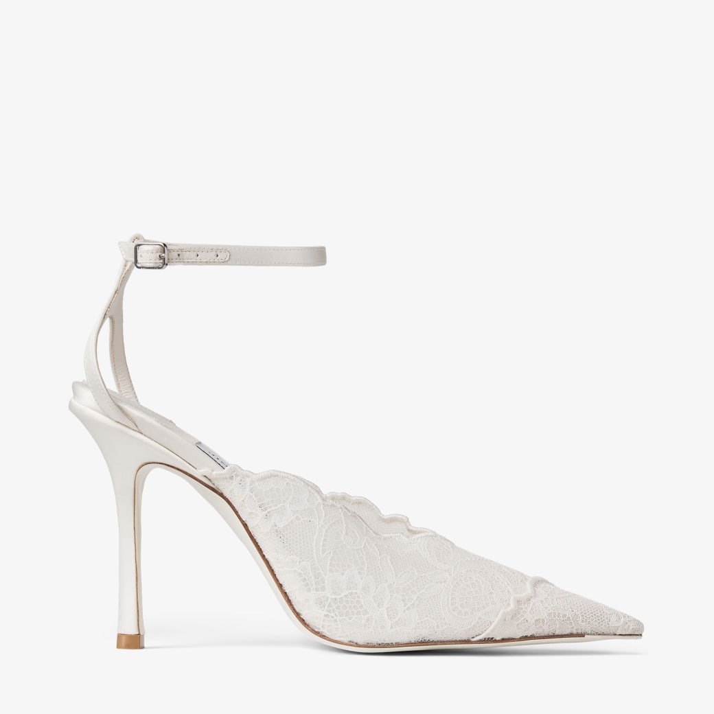 Faiz 100
Ivory Jimmy Choo Lace Pumps