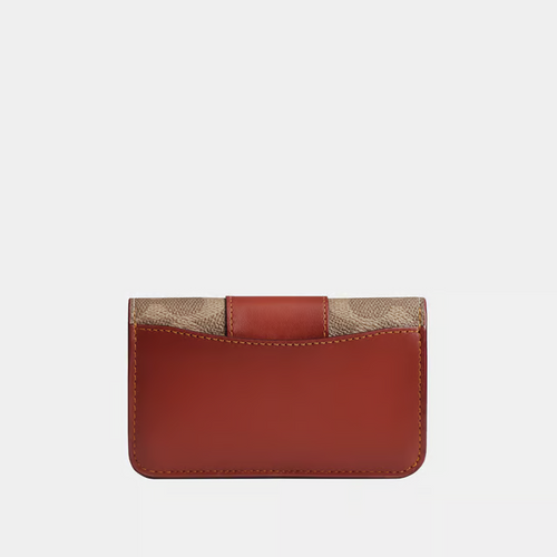 COACH
Essential Slim Card Case In Signature Canvas