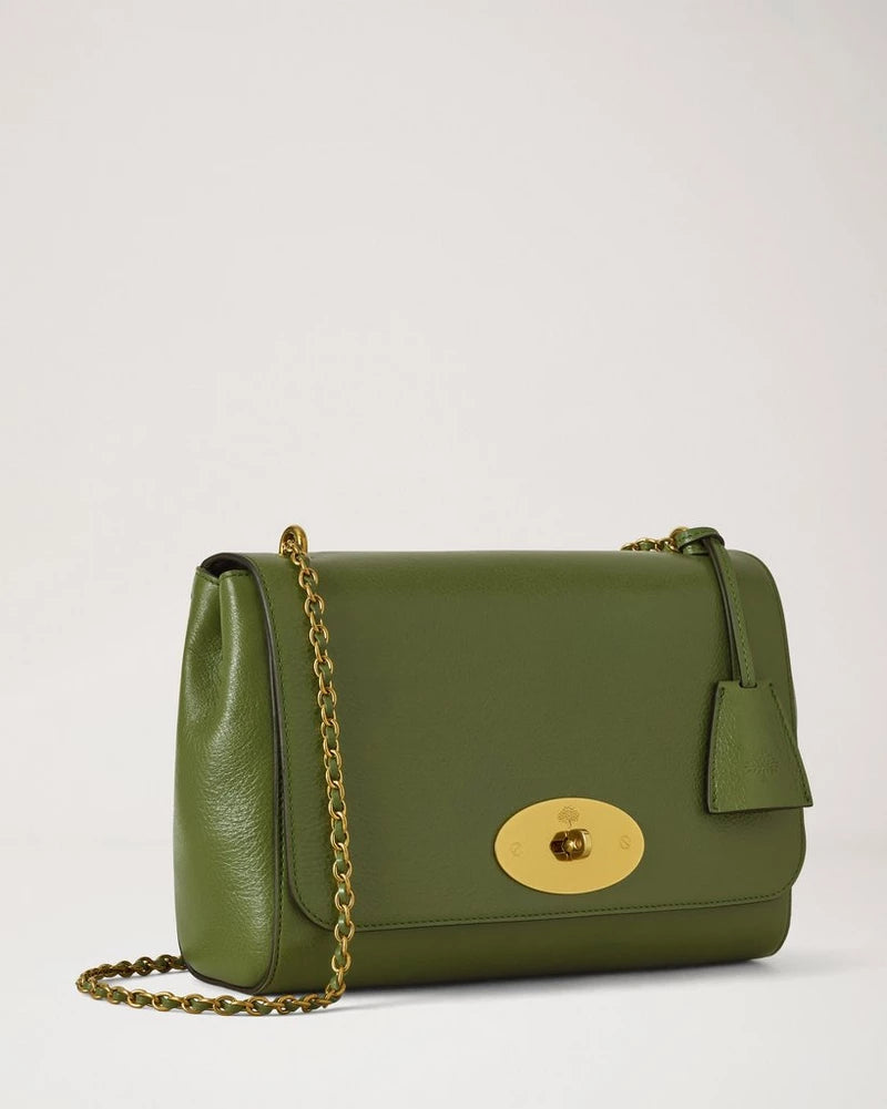 Mulberry Medium Lily – Fern High Shine Leather