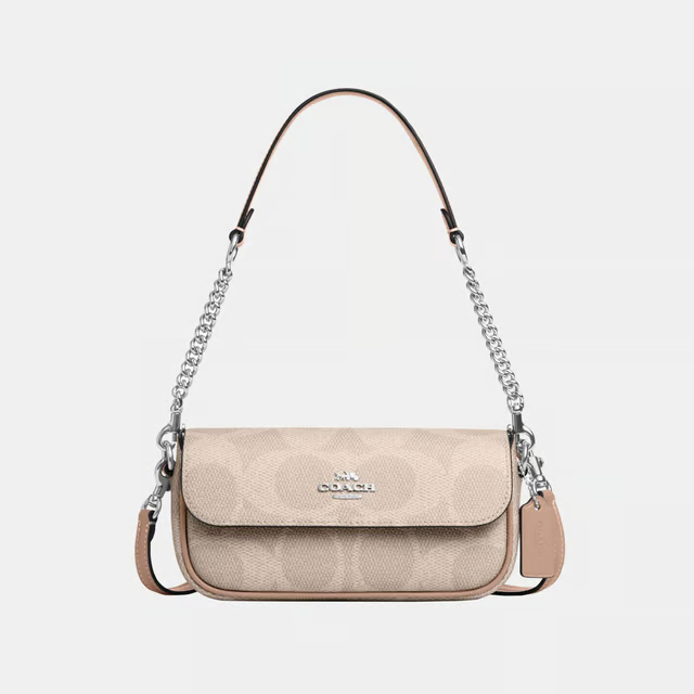 COACH
Hailey Flap Bag in Maxi Signature Canvas