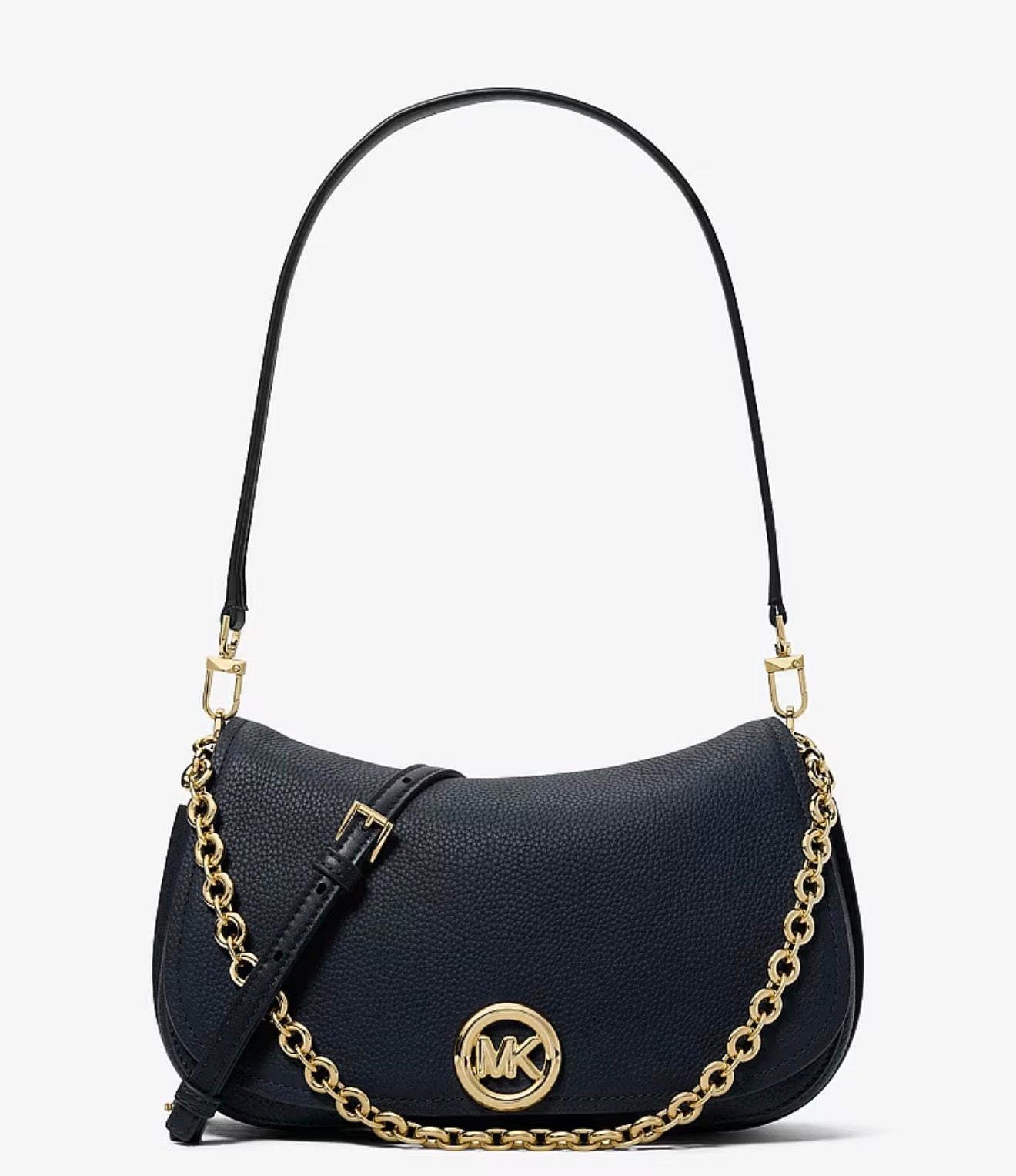 Michael Kors Nolita Medium Pebbled Leather Convertible Shoulder Bag