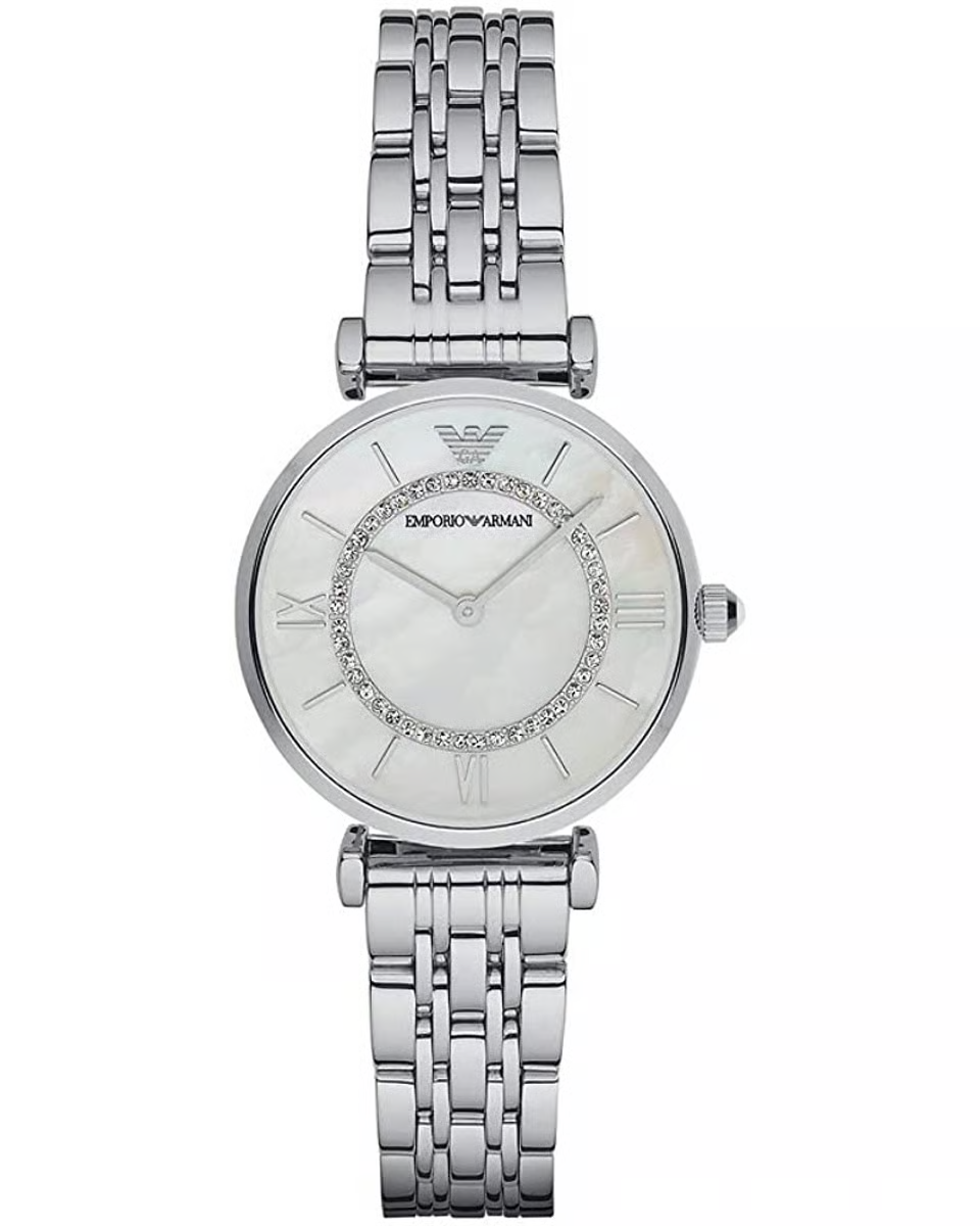 EMPORIO ARMANI
Emporio Armani Gianni T-bar Women's Silver Watch AR1908