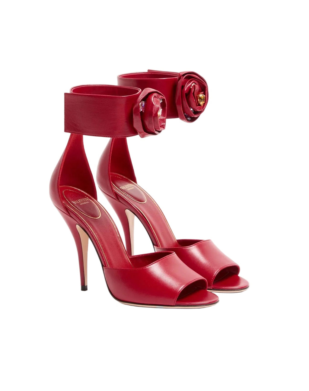 rip Rose Kidskin Sandal With Crystals 105Mm