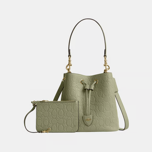 COACH
Rowan Bucket Bag In Signature Leather