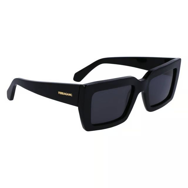 FERRAGAMO
Black Acetate Sunglasses