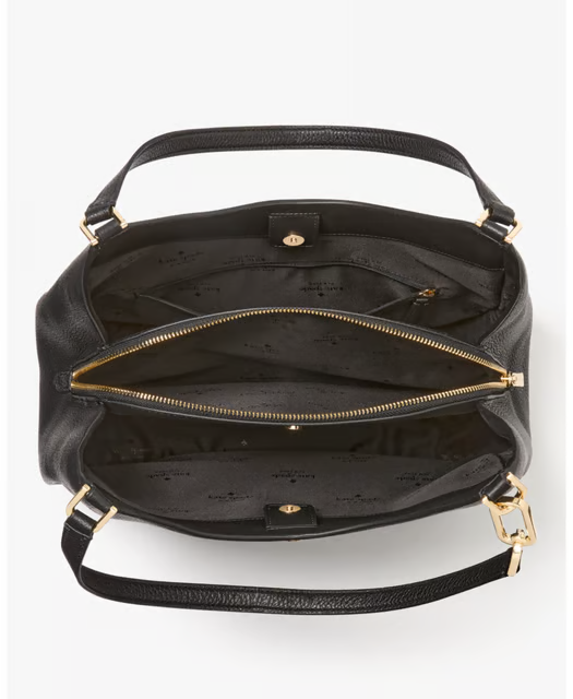 KATE SPADE
Kayla Pebbled Leather Large Triple Compartment Shoulder Bag