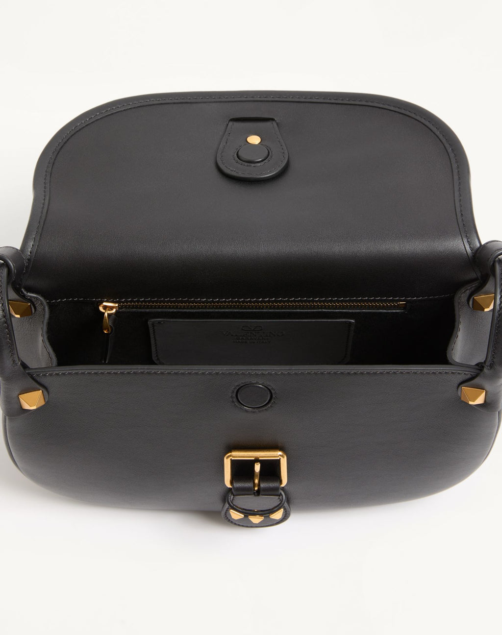 Valentino Garavani Flâneuse Medium Leather Shoulder Bag