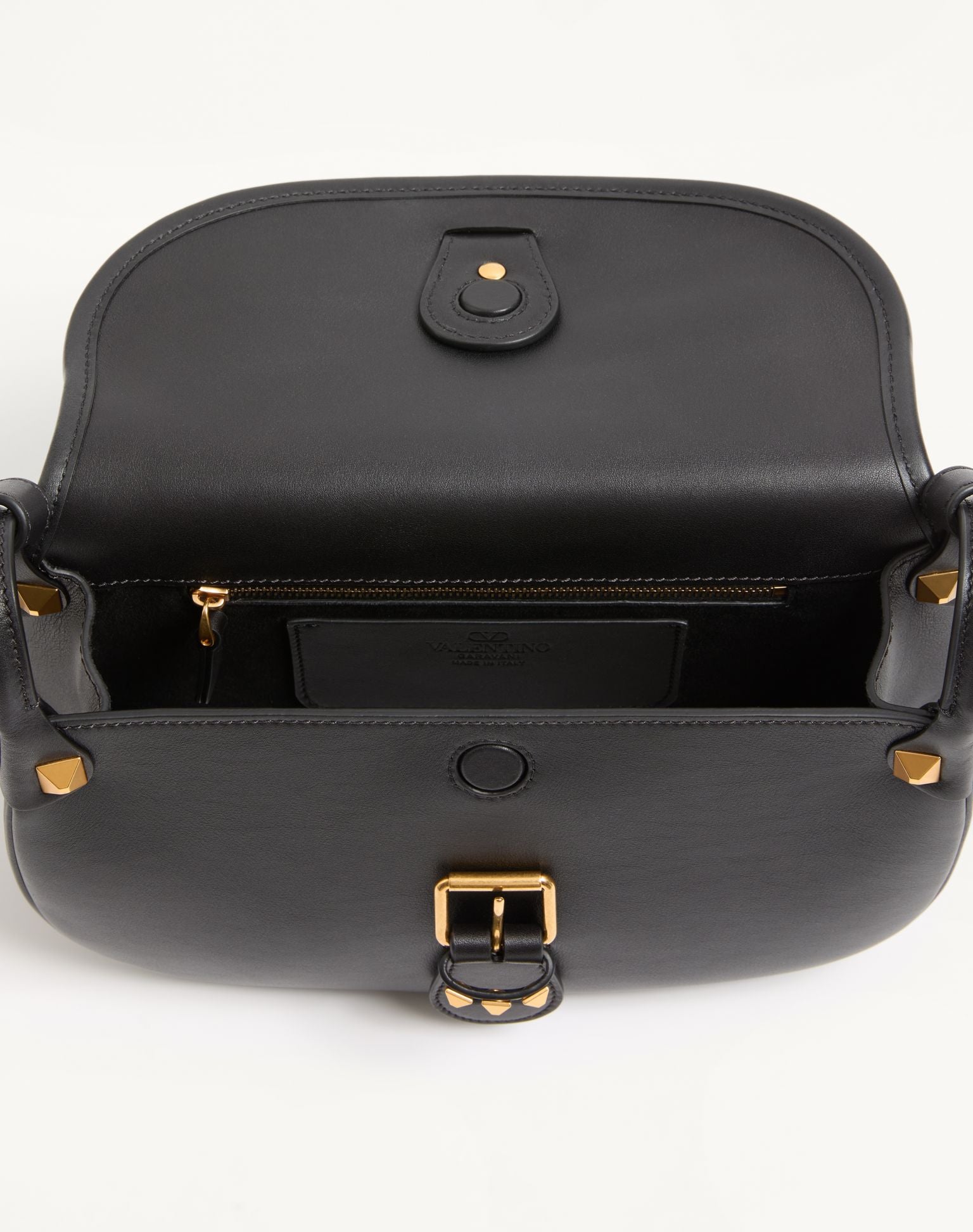 Valentino Garavani Flâneuse Medium Leather Shoulder Bag