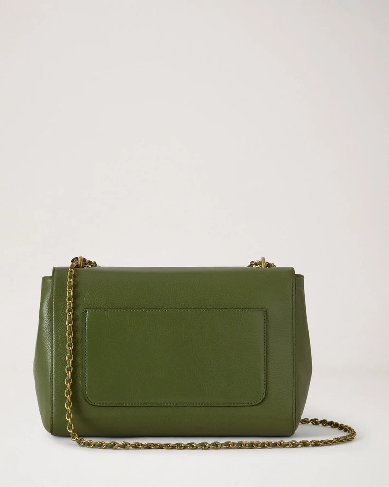 Mulberry Medium Lily – Fern High Shine Leather