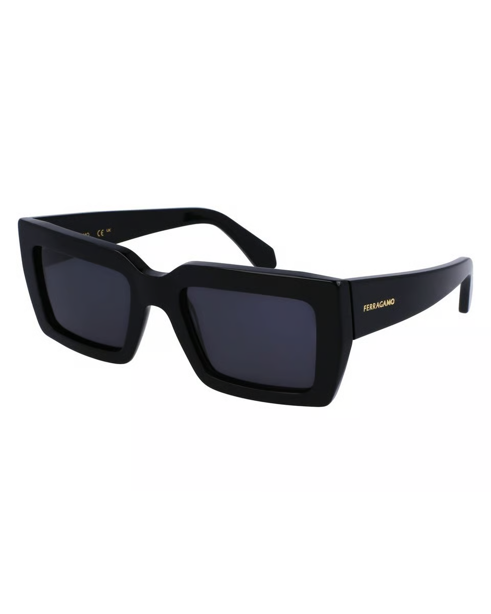 FERRAGAMO
Black Acetate Sunglasses