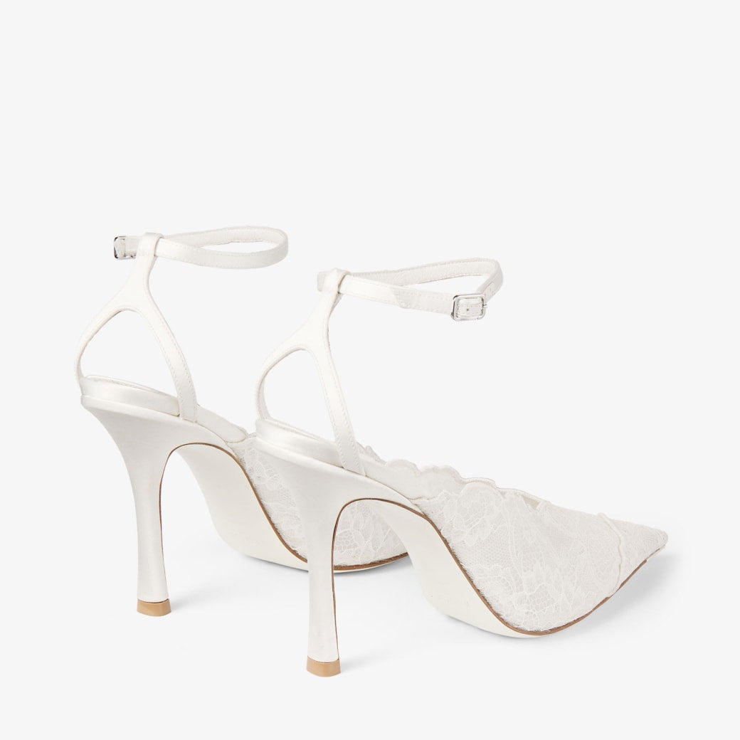 Faiz 100
Ivory Jimmy Choo Lace Pumps