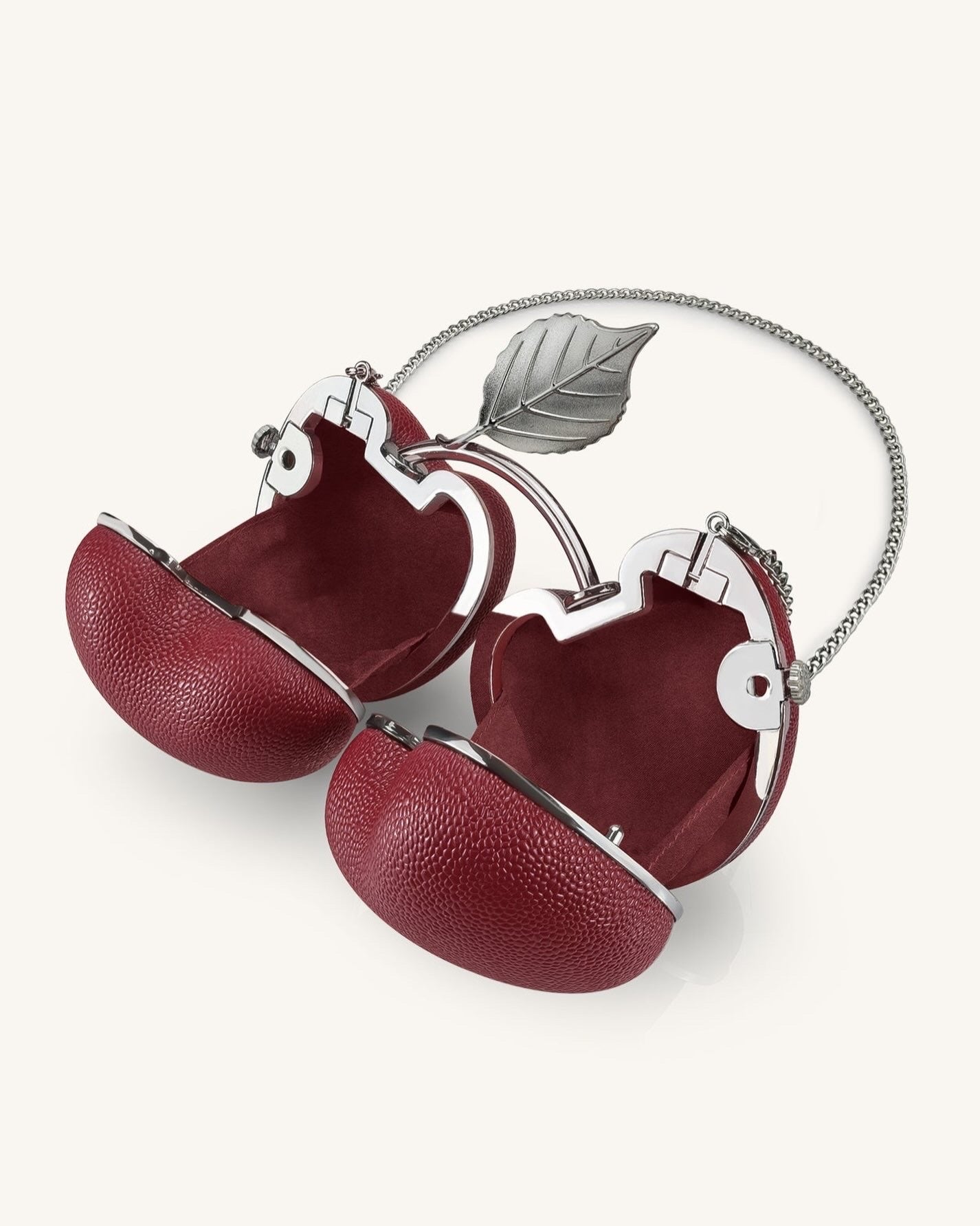 JW PEI Aureline Cherry Shaped Clutch – Red