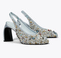 Tory Burch peep-toe slingback pumps