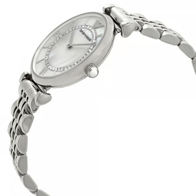 EMPORIO ARMANI
Emporio Armani Gianni T-bar Women's Silver Watch AR1908