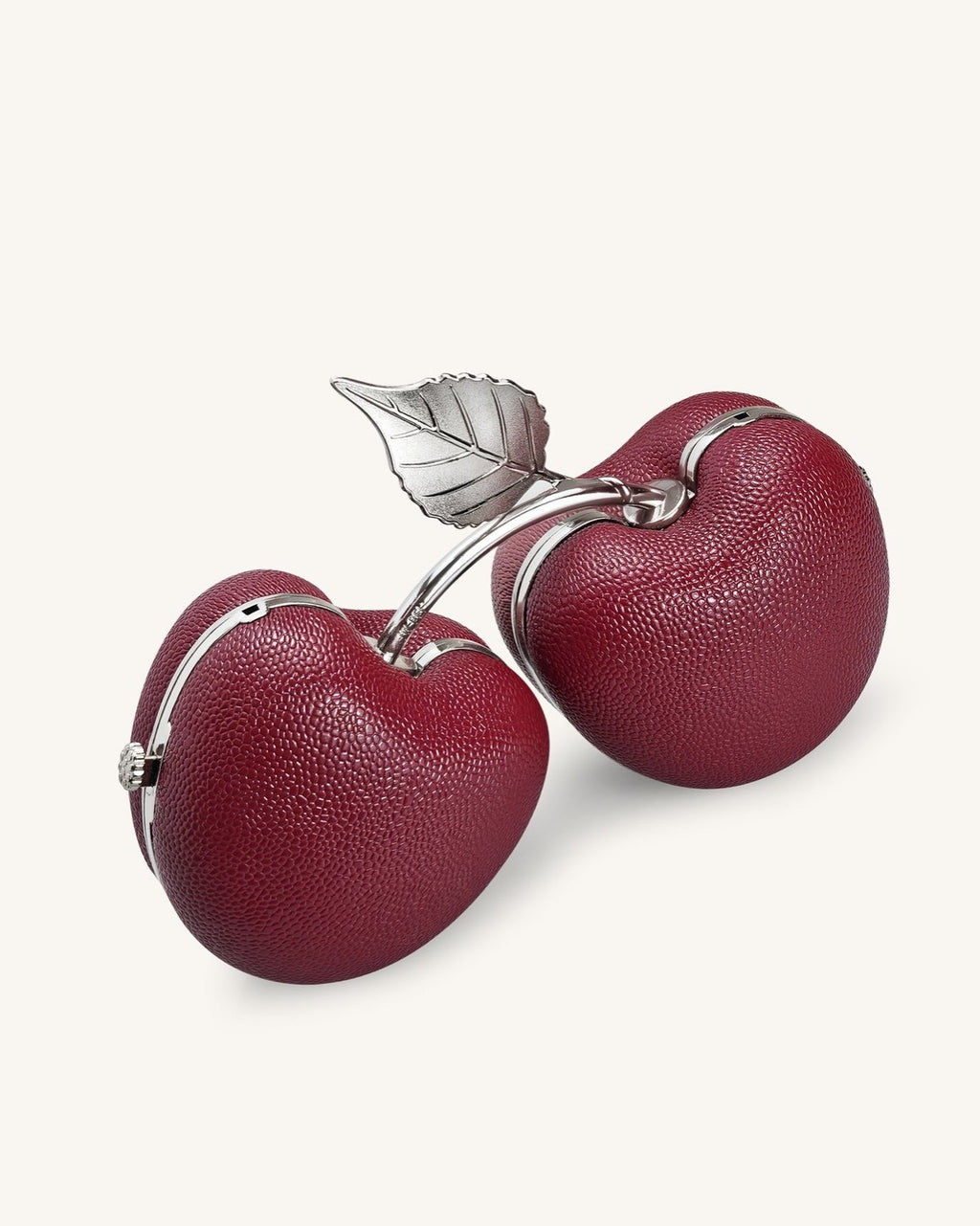JW PEI Aureline Cherry Shaped Clutch – Red