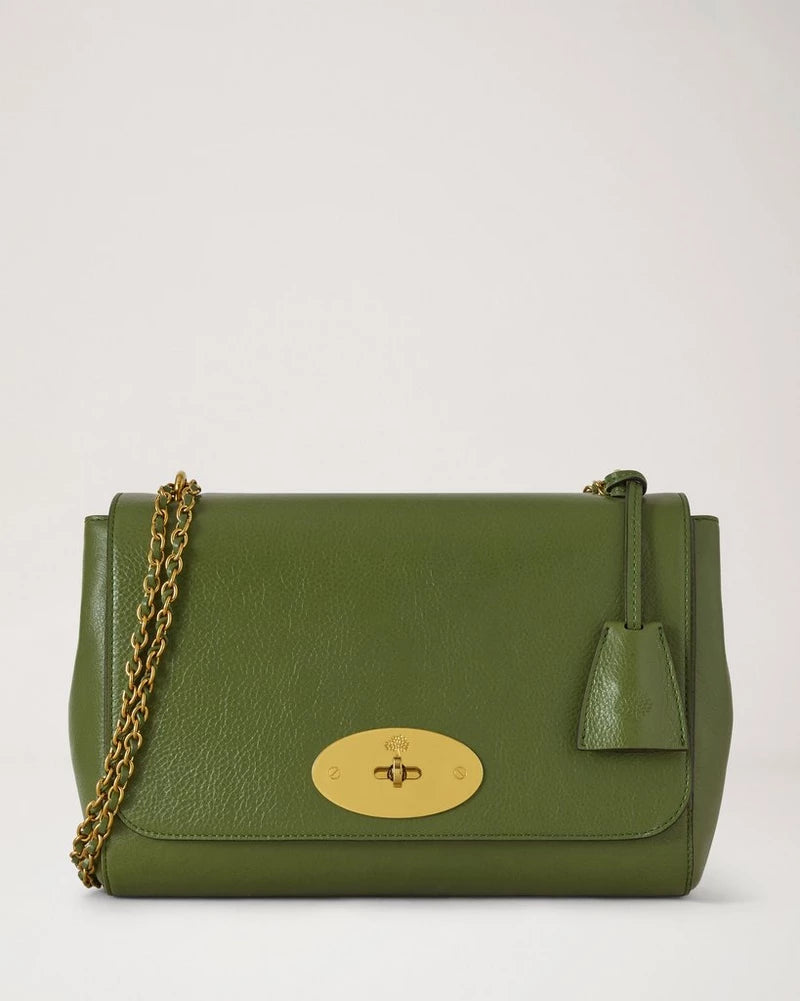 Mulberry Medium Lily – Fern High Shine Leather