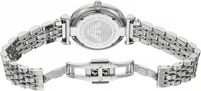 EMPORIO ARMANI
Emporio Armani Gianni T-bar Women's Silver Watch AR1908