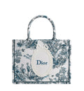 Medium Dior Book Tote with Strap
Blue Toile de Jouy Floral Garden