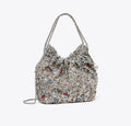 Tory Burch Mini Fleming Embellished Hobo Bag