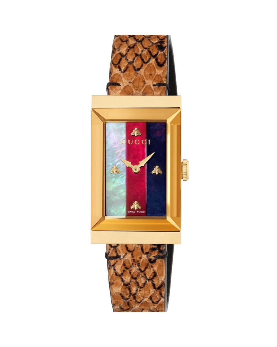 GUCCI
Gucci YA147402 G-Frame Ladies Stylish Watch