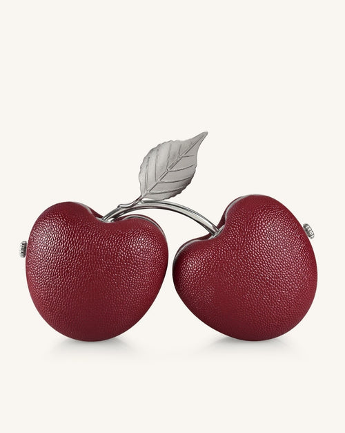 JW PEI Aureline Cherry Shaped Clutch – Red