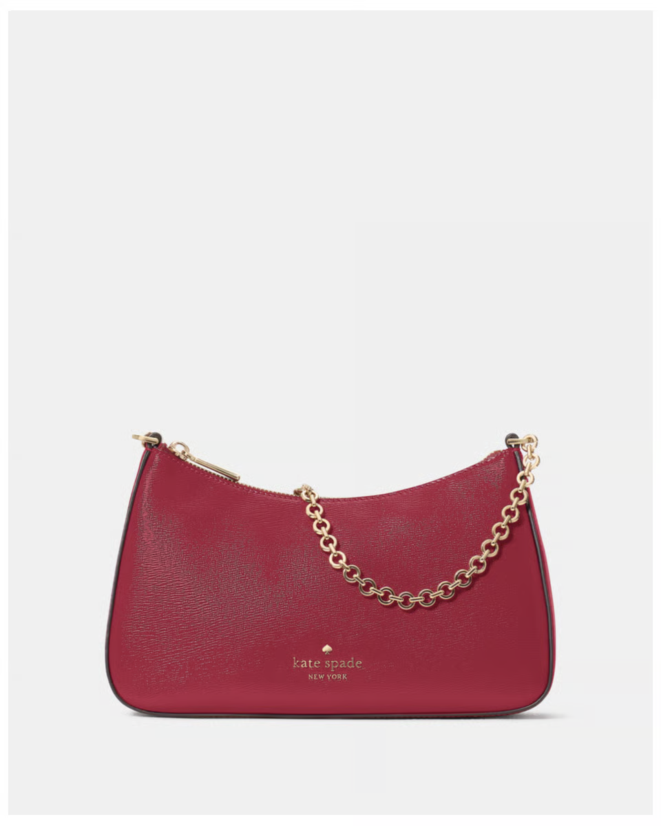 KATE SPADE
Margot Textured Patent Leather Convertible Crossbody