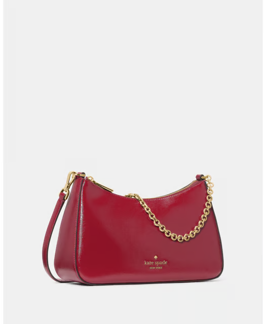 KATE SPADE
Margot Textured Patent Leather Convertible Crossbody